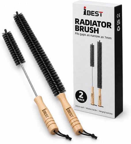 Radiator cleaner brush pack - radiator,