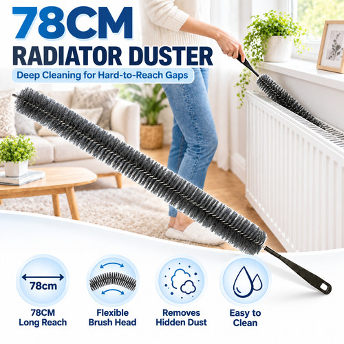 Radiator cleaner brush 78cm - brush,