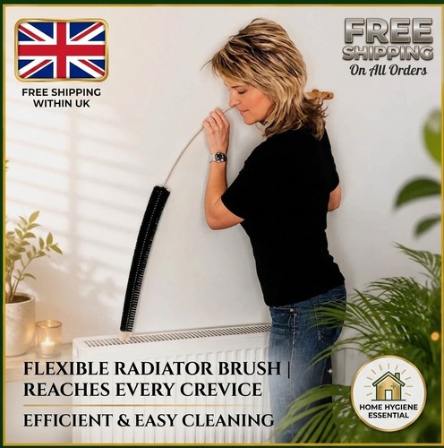 Radiator cleaning brush long - cleaning,