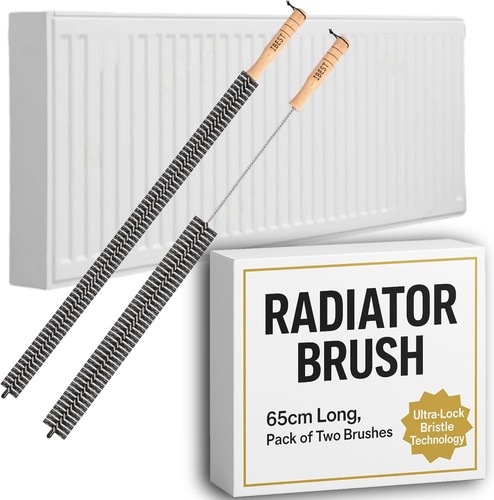 Radiator brush with wooden - brush,
