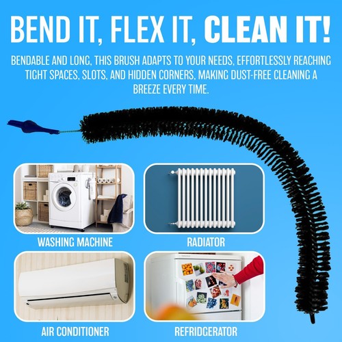 Radiator brush long reach - brush,