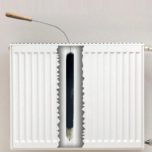 Radiator cleaning brush long - cleaning,